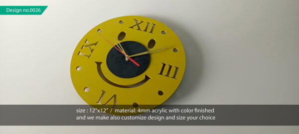 wall clock acrylic - Image 3