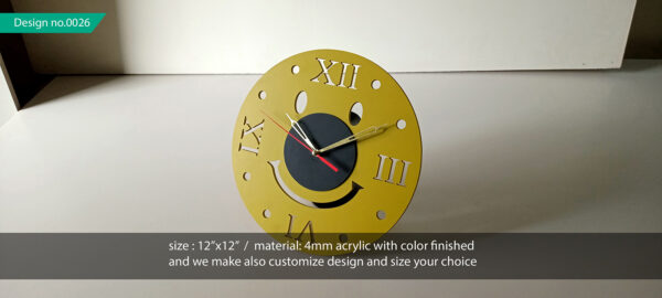 wall clock acrylic - Image 2