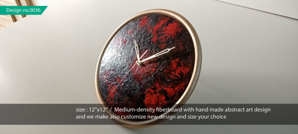wall clock handmade
