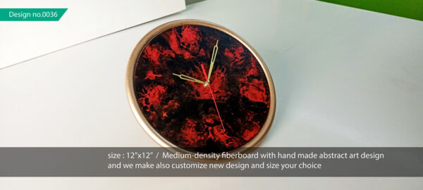 wall clock handmade - Image 2